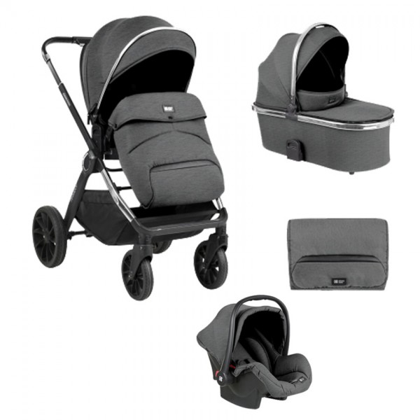 Kikkaboo Πολυκαρότσι Tiffany 3σε1 Dark Grey (31001010194_1) Kikkaboo Πολυκαρότσι Tiffany 3σε1 Dark Grey (31001010194_1)