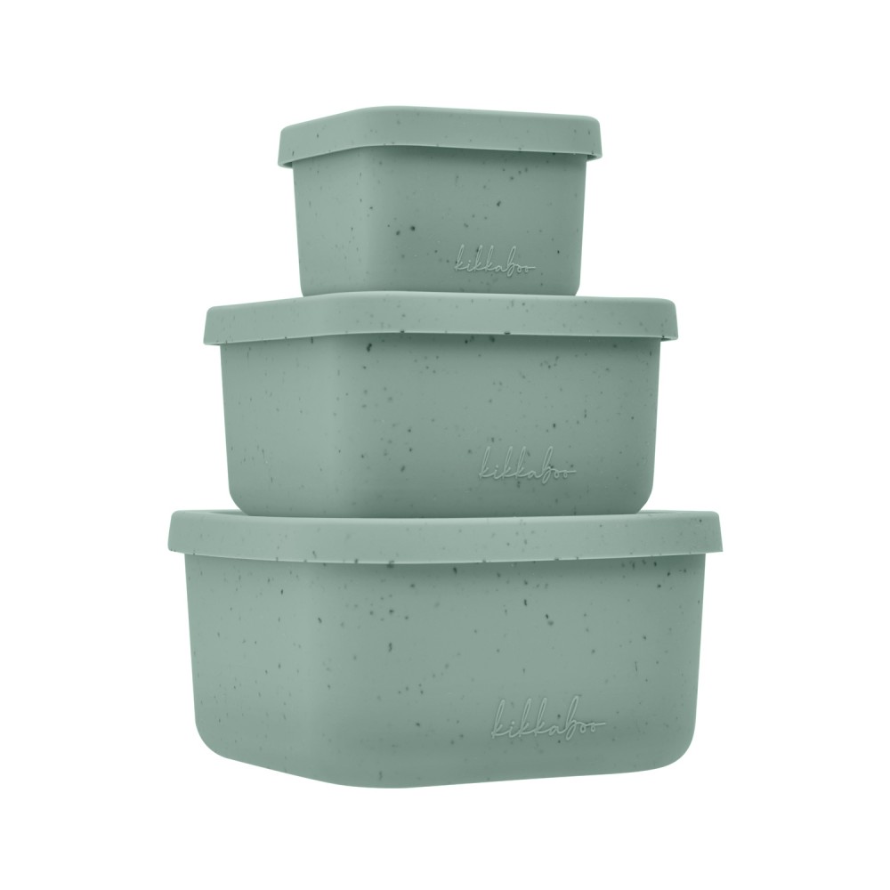 Kikkaboo Σετ μπολάκια από Σιλικόνη 3 τεμαχίων Platinum Silicone Sage (31302050009) Kikkaboo Σετ μπολάκια από Σιλικόνη 3 τεμαχίων Platinum Silicone Sage (31302050009)