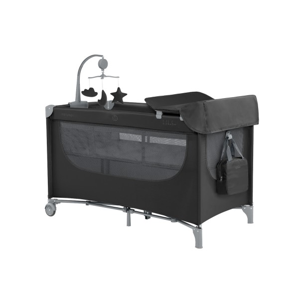 Kikkaboo Παρκοκρέβατο Nighty Night Black 2 Επιπέδων ( 31003010152)