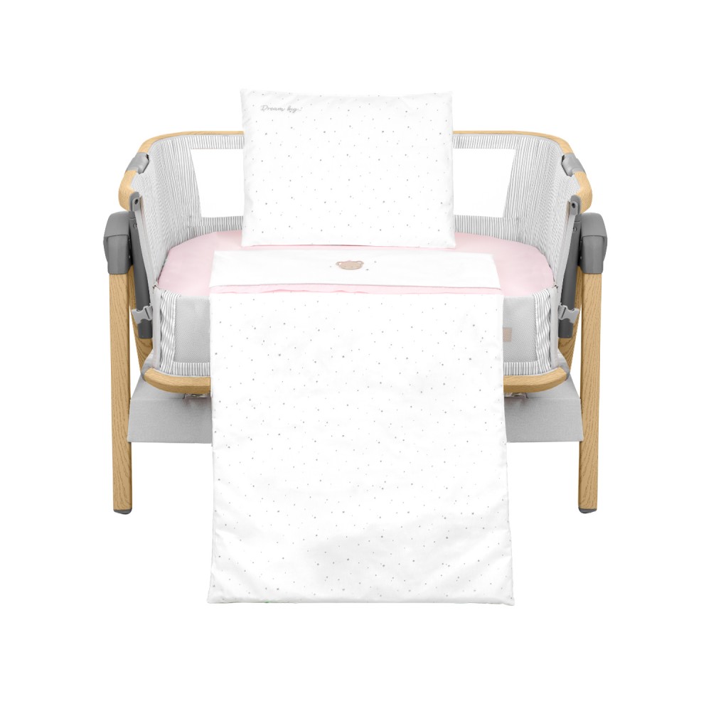 Kikka Boo Σετ Προίκας Μωρού 5 τεμ. για Λίκνο Dream Big Ροζ (41101050063)