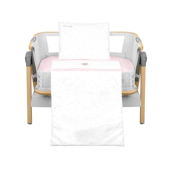 Kikka Boo Σετ Προίκας Μωρού 5 τεμ. για Λίκνο Dream Big Ροζ (41101050063)