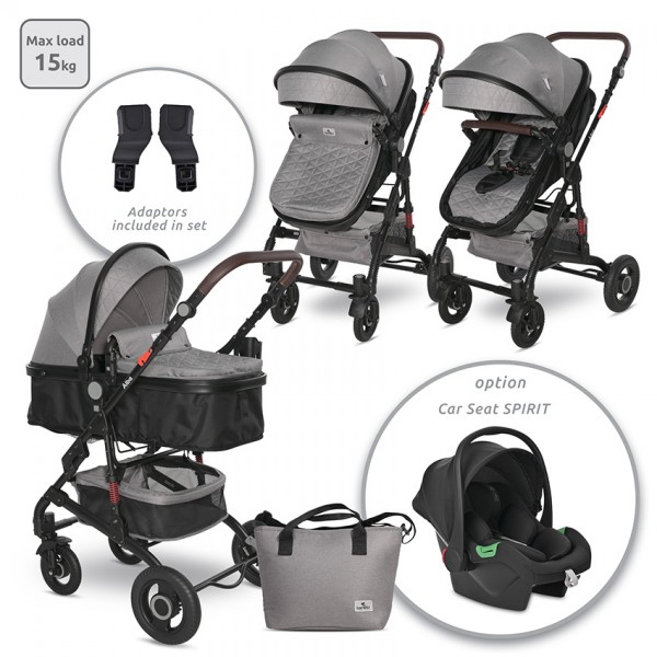 Lorelli Bertoni Alba Μετατρεπόμενο Καρότσι 3 Σε 1 Premium Opaline Grey (10021422302A) Lorelli Bertoni Alba Μετατρεπόμενο Καρότσι 3 Σε 1 Premium Opaline Grey (10021422302A)