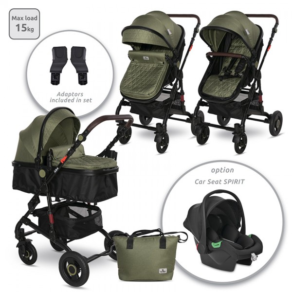 Lorelli Bertoni Alba Μετατρεπόμενο Καρότσι 3 Σε 1 Premium Loden Green (10021422383A) Lorelli Bertoni Alba Μετατρεπόμενο Καρότσι 3 Σε 1 Premium Loden Green (10021422383A)