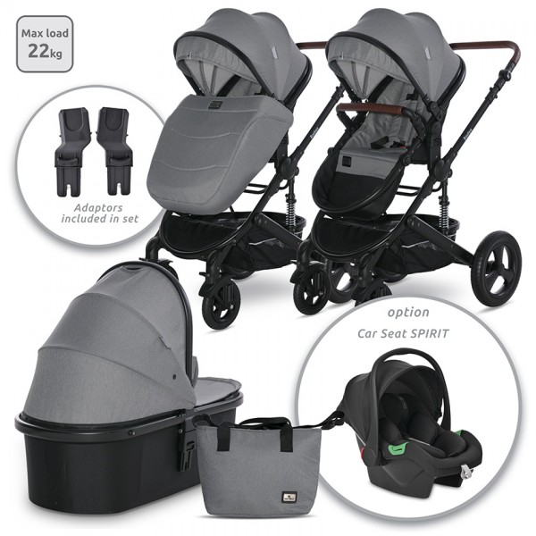 Lorelli Bertoni Σύστημα Mετακίνησης 3 σε 1 Boston Dolphin Grey (10021832380A) Lorelli Bertoni Σύστημα Mετακίνησης 3 σε 1 Boston Dolphin Grey (10021832380A)