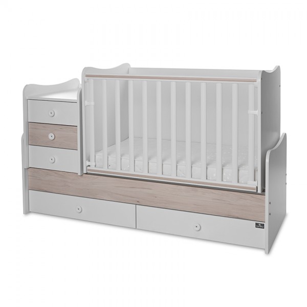 Μετατρεπόμενο Κρεββάτι Lorelli Bertoni Maxi Plus Trio White-light Oak (10150580045P) Μετατρεπόμενο Κρεββάτι Lorelli Bertoni Maxi Plus Trio White-light Oak (10150580045P)