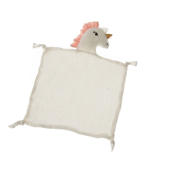 Πανάκι Παρηγοριάς Λευκός Μονόκερος 100%Cotton (10706-2) Πανάκι Παρηγοριάς Λευκός Μονόκερος 100%Cotton (10706-2)