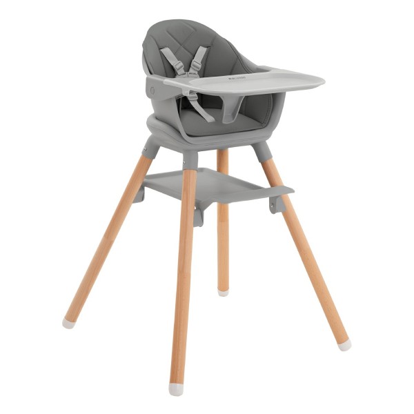 Ξύλινο Καρεκλάκι Φαγητού Kikkaboo Woody Grey (31004010173) Ξύλινο Καρεκλάκι Φαγητού Kikkaboo Woody Grey (31004010173)