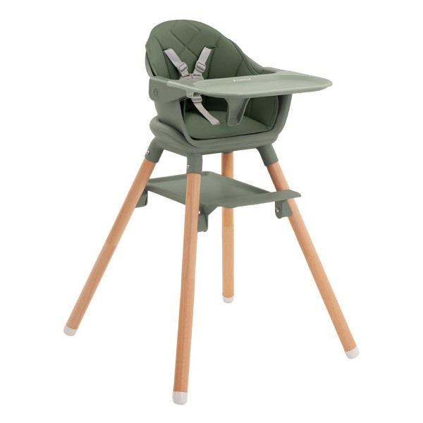 Ξύλινο Καρεκλάκι Φαγητού Kikkaboo Woody Army Green (31004010175) Ξύλινο Καρεκλάκι Φαγητού Kikkaboo Woody Army Green (31004010175)