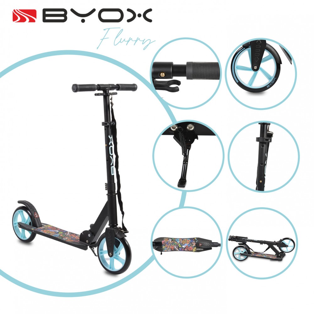 Byox Scooter Flurry Blue (3800146226749) Byox Scooter Flurry Blue (3800146226749)