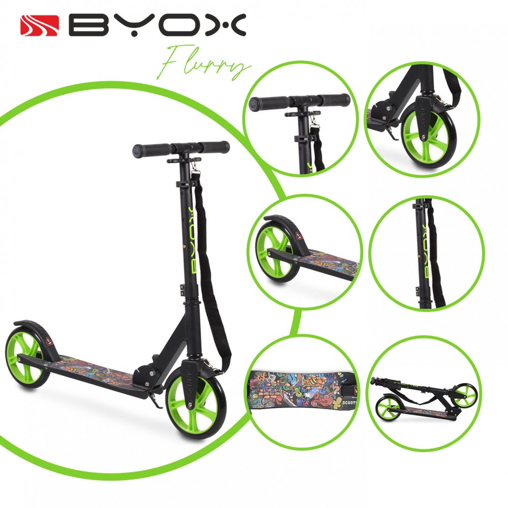 Byox Scooter Flurry Green (3800146226756) Byox Scooter Flurry Green (3800146226756)