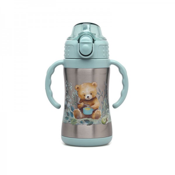 Θερμός με Λαβές Lovely Little Bear 280ML 6+Μ ( 3807) Θερμός με Λαβές Lovely Little Bear 280ML 6+Μ ( 3807)
