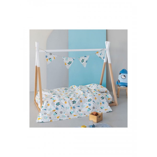 Palamaiki Home Σετ Σεντόνια Κούνιας My Kingdom Baby 130X170 Space (MK752) Palamaiki Home Σετ Σεντόνια Κούνιας My Kingdom Baby 130X170 Space (MK752)