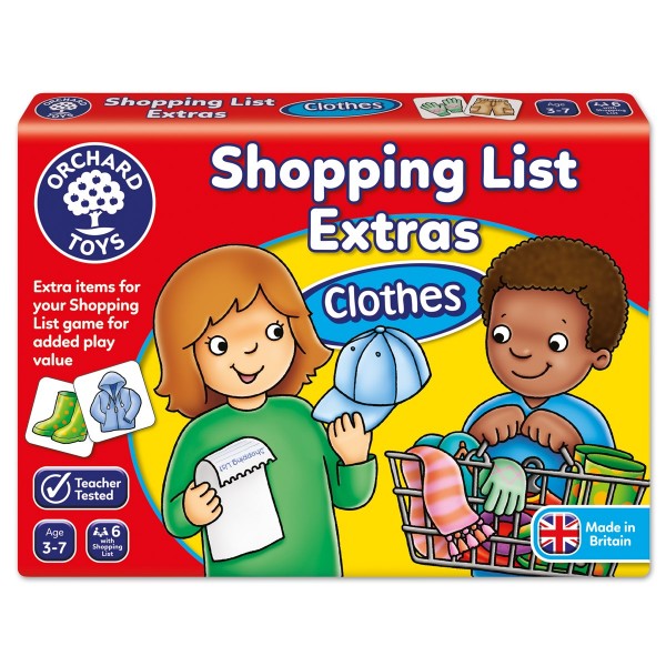 Orchard Toys Shopping List Extras - Clothes (ORCH091) Orchard Toys Shopping List Extras - Clothes (ORCH091)