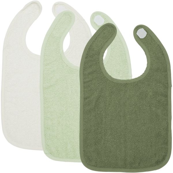 Meyco – Σετ 3 Βαμβακερές Σαλιάρες Offwhite/Soft green/Forest green (MEY-611346) Meyco – Σετ 3 Βαμβακερές Σαλιάρες Offwhite/Soft green/Forest green (MEY-611346)