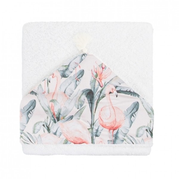 Bimbidreams Κάπα Μπουρνούζι Flamingos 100x100cm (00751601) Bimbidreams Κάπα Μπουρνούζι Flamingos 100x100cm (00751601)