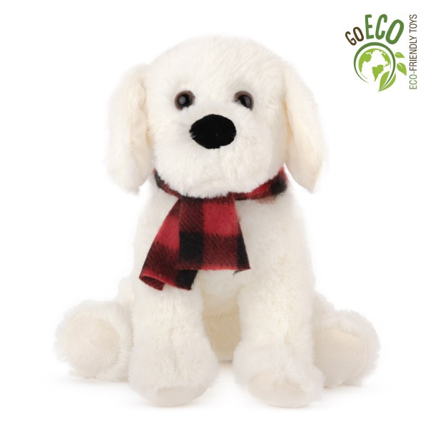 Amek Toys Λούτρινo Σκύλος με κασκόλ Λευκό 23cm (061214) Amek Toys Λούτρινo Σκύλος με κασκόλ Λευκό 23cm (061214)