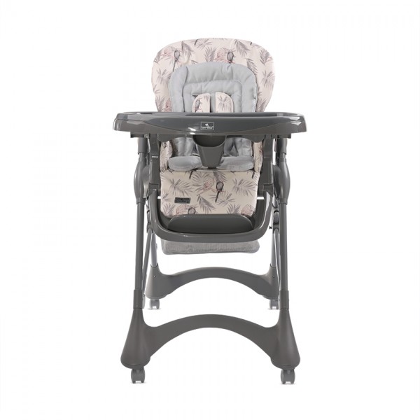 Lorelli Καρεκλάκι Φαγητού Belissimo Grey Parrots Pu Leather (10100512322) Lorelli Καρεκλάκι Φαγητού Belissimo Grey Parrots Pu Leather (10100512322)