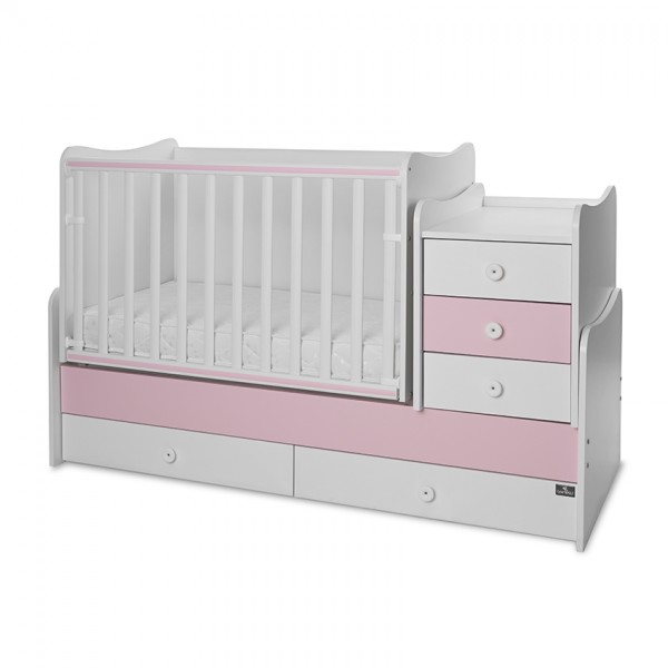 Μετατρεπόμενο Κρεββάτι Lorelli Bertoni Maxi Plus trio White-Orchid Pink (10150580038P) Μετατρεπόμενο Κρεββάτι Lorelli Bertoni Maxi Plus trio White-Orchid Pink (10150580038P)