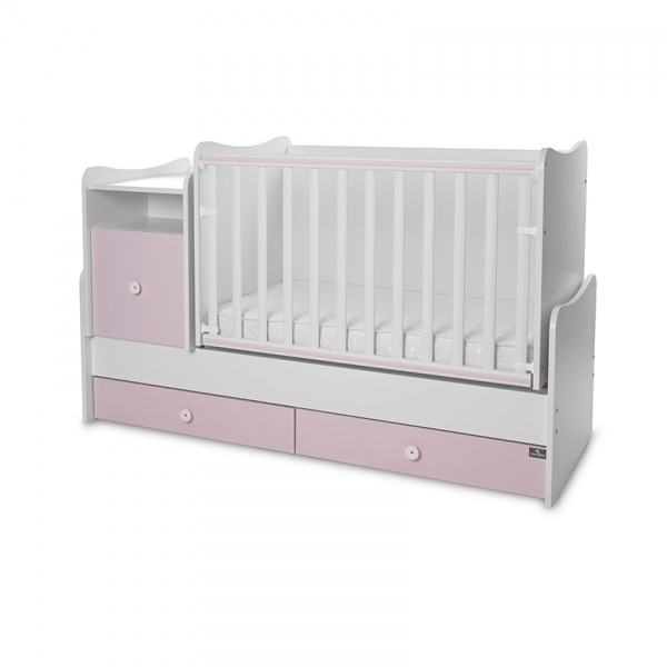 Μετατρεπόμενο Κρεββάτι Lorelli Bertoni Trend Plus New White-Orchid Pink (10150400038A) Μετατρεπόμενο Κρεββάτι Lorelli Bertoni Trend Plus New White-Orchid Pink (10150400038A)