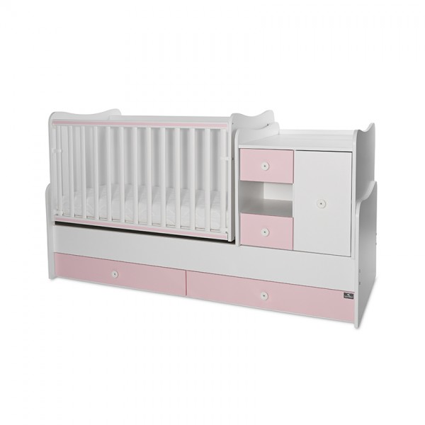 Μετατρεπόμενο Κρεββάτι Lorelli Bertoni Minimax New White-Orchid Pink (10150500038A) Μετατρεπόμενο Κρεββάτι Lorelli Bertoni Minimax New White-Orchid Pink (10150500038A)