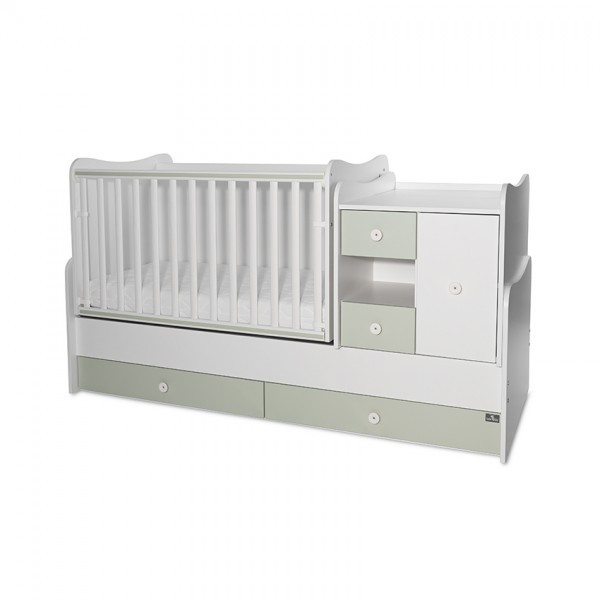 Μετατρεπόμενο Κρεββάτι Lorelli Bertoni Minimax New White-Milky Green (10150500040A) Μετατρεπόμενο Κρεββάτι Lorelli Bertoni Minimax New White-Milky Green (10150500040A)