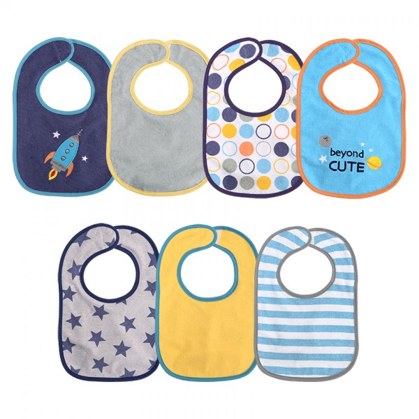 Lorelli Bertoni Σετ Σαλιάρες 7 τεμαχίων Με Velcro Boy (10260240002)  Lorelli Bertoni Σετ Σαλιάρες 7 τεμαχίων Με Velcro Boy (10260240002)