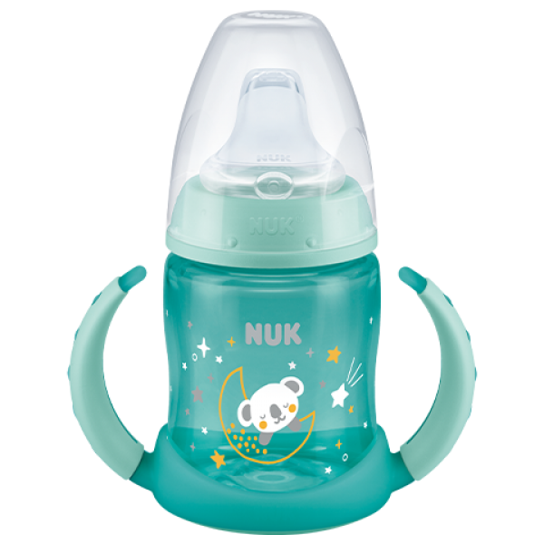Nuk Εκπαιδευτικό Μπιμπερό με Λαβές First Choice 6m+ Night Mint 150ml (10743998) Nuk Εκπαιδευτικό Μπιμπερό με Λαβές First Choice 6m+ Night Mint 150ml (10743998)