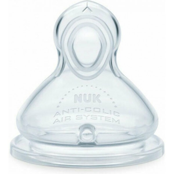 Nuk First Choice+ Θηλή Σιλικόνης 0-6m Μικρής Ροής Medium, 1τμχ (10709258) Nuk First Choice+ Θηλή Σιλικόνης 0-6m Μικρής Ροής Medium, 1τμχ (10709258)