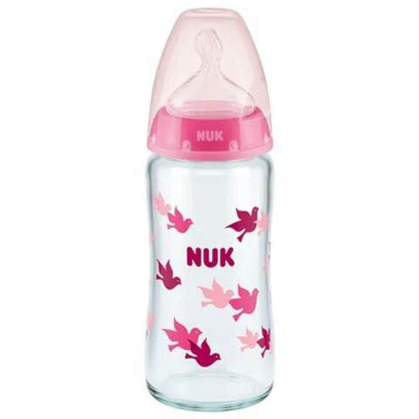 Nuk First Choice Plus Glass γυάλινο Μπιμπερό 240 ml με Δείκτη Ελέγχου Θερμοκρασίας (10745124) Nuk First Choice Plus Glass γυάλινο Μπιμπερό 240 ml με Δείκτη Ελέγχου Θερμοκρασίας (10745124)