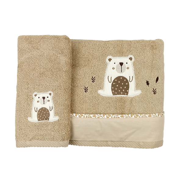 Baby Star Σετ Βρεφικές Πετσέτες 2τμχ Natura (1449) Baby Star Σετ Βρεφικές Πετσέτες 2τμχ Natura (1449)