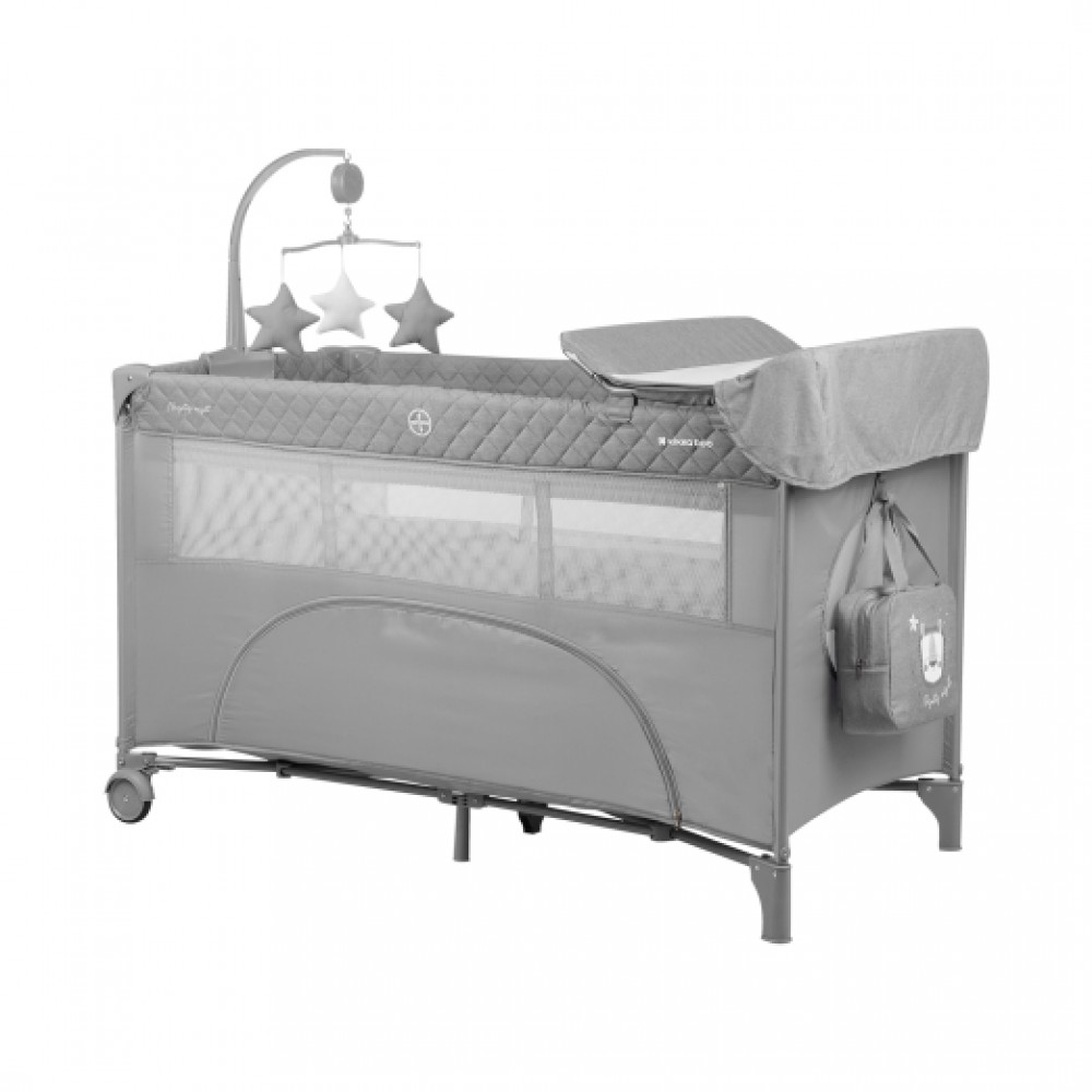 Kikkaboo Παρκοκρέβατο Nighty Night Grey 2 Επιπέδων ( 31003010118) Kikkaboo Παρκοκρέβατο Nighty Night Grey 2 Επιπέδων ( 31003010118)