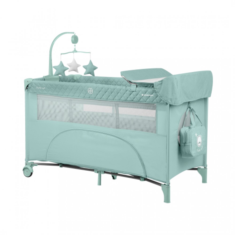 Kikkaboo Παρκοκρέβατο Nighty Night Mint 2 Επιπέδων (31003010120) Kikkaboo Παρκοκρέβατο Nighty Night Mint 2 Επιπέδων (31003010120)