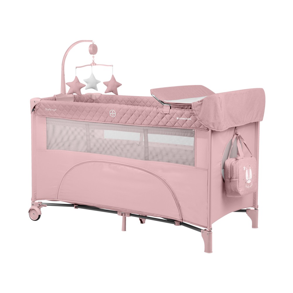 Kikkaboo Παρκοκρέβατο Nighty Night Pink 2 Επιπέδων ( 31003010121) Kikkaboo Παρκοκρέβατο Nighty Night Pink 2 Επιπέδων ( 31003010121)