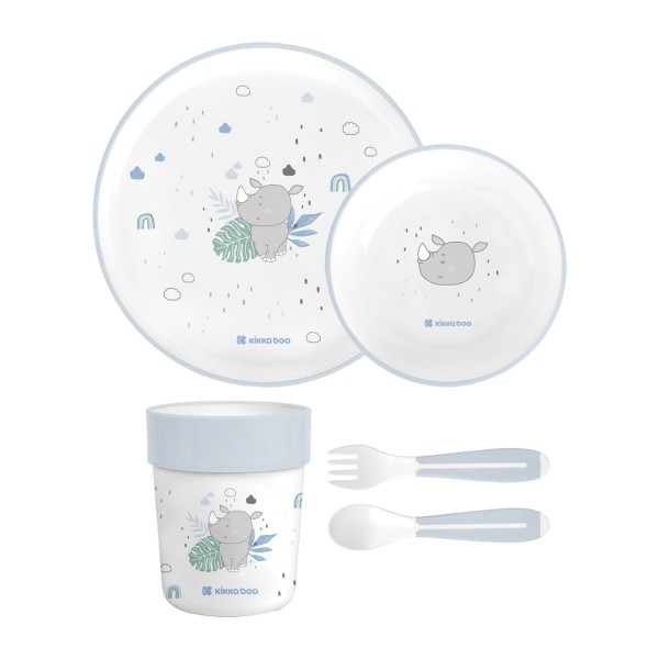 Kikka Boo Σετ Φαγητού PP Savanna Blue (31302040139) Kikka Boo Σετ Φαγητού PP Savanna Blue (31302040139)