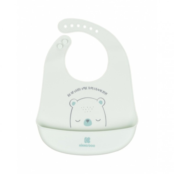 Kikkaboo Σαλιάρα από Σιλικόνη  Bear with me Mint (31303030043) Kikkaboo Σαλιάρα από Σιλικόνη  Bear with me Mint (31303030043)