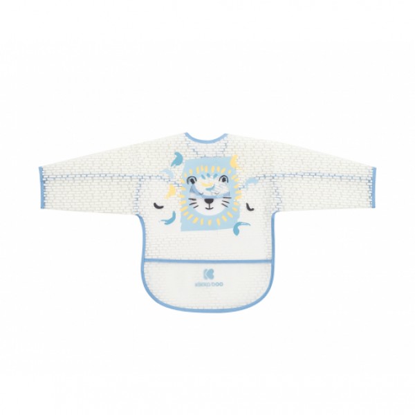 Kikkaboo Σαλιάρα-Ποδιά Αδιάβροχη με Μανίκια Arty Blue (31303030059)