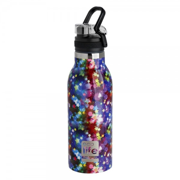 Life Green Ανοξείδωτο μπουκάλι θερμός 550ml Stardust (33-BO-3024) Life Green Ανοξείδωτο μπουκάλι θερμός 550ml Stardust (33-BO-3024)