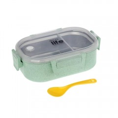 Life Green Φαγητοδοχείο 900ml Με χώρισμα Light Green (33-BO-9074) Life Green Φαγητοδοχείο 900ml Με χώρισμα Light Green (33-BO-9074)