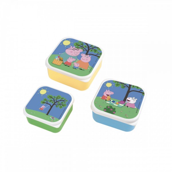 Petit Jour Paris Φαγητοδοχεία (Σετ 3τμχ) Peppa Pig (52-994/10) Petit Jour Paris Φαγητοδοχεία (Σετ 3τμχ) Peppa Pig (52-994/10)
