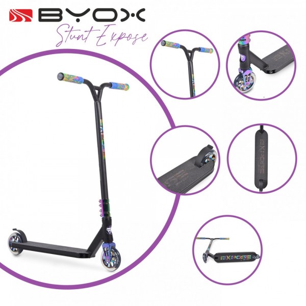 Byox Scooter Stunt Expose Rainbow (3800146227159) Byox Scooter Stunt Expose Rainbow (3800146227159)