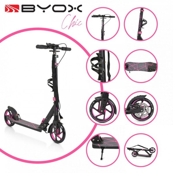 Byox Πατίνι Scooter Chic Pink (3800146228415) Byox Πατίνι Scooter Chic Pink (3800146228415)