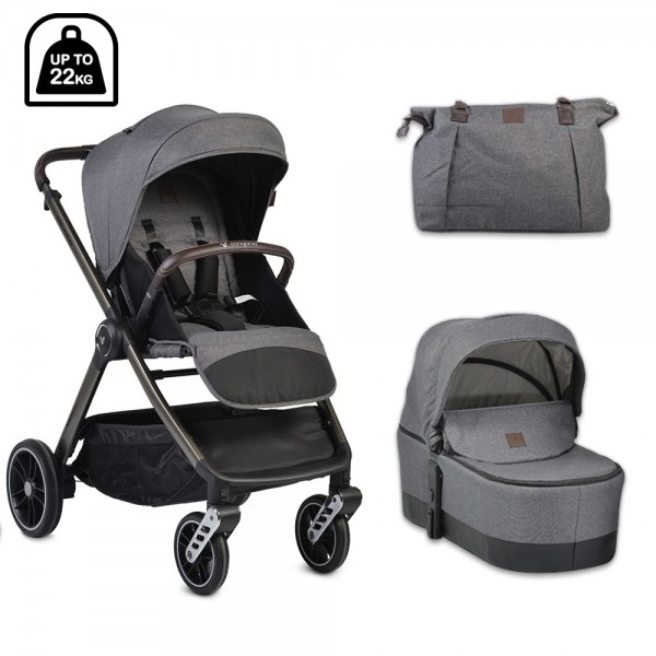Cangaroo Καρότσι 2 σε 1 Macan Grey (3800146235314) Cangaroo Καρότσι 2 σε 1 Macan Grey (3800146235314)
