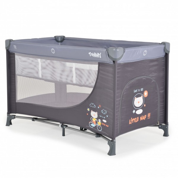 Cangaroo Baby cot 2 Tables Tommy Grey (3800146249595) Cangaroo Baby cot 2 Tables Tommy Grey (3800146249595)