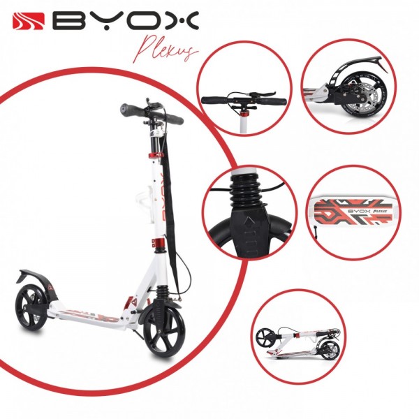 Byox Πατίνι Scooter Plexus Λευκό (3800146255411) Byox Πατίνι Scooter Plexus Λευκό (3800146255411)