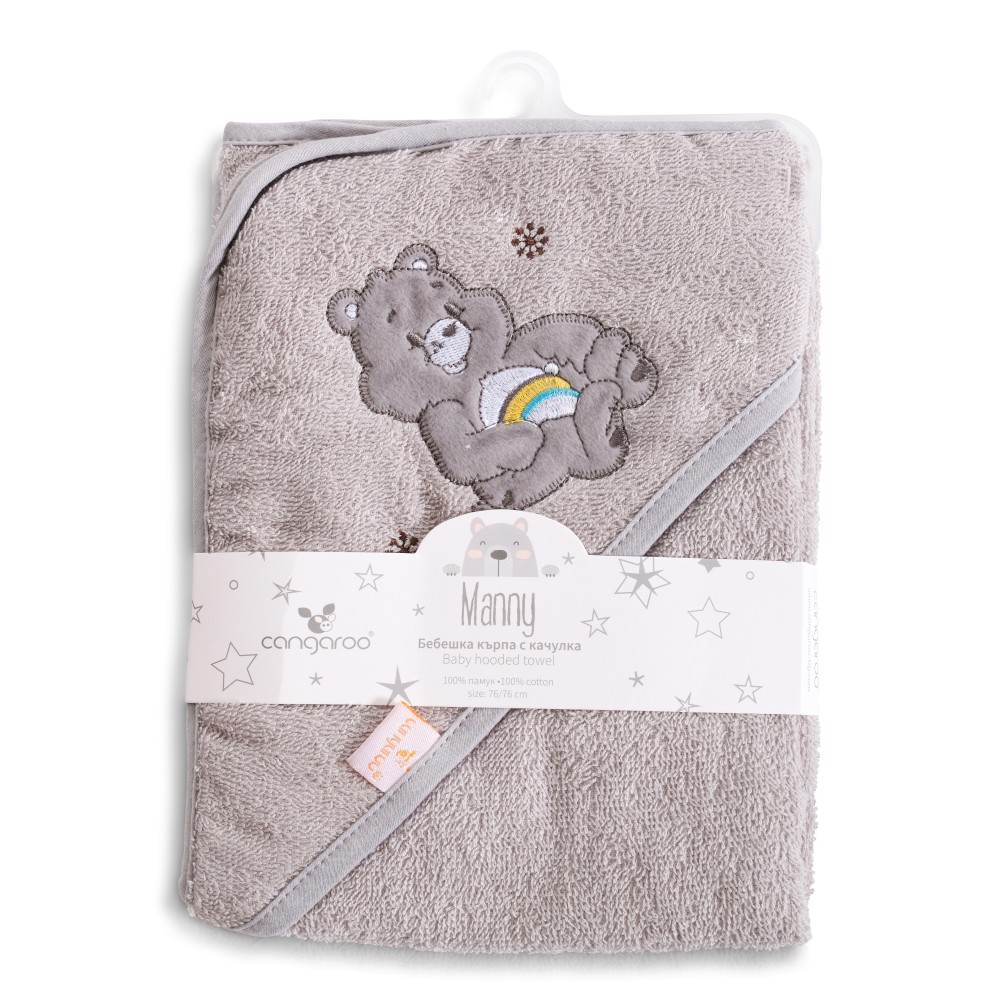 Cangaroo Μπέρτα Μπάνιου Manny 76x76cm Grey (3800146270056) Cangaroo Μπέρτα Μπάνιου Manny 76x76cm Grey (3800146270056)