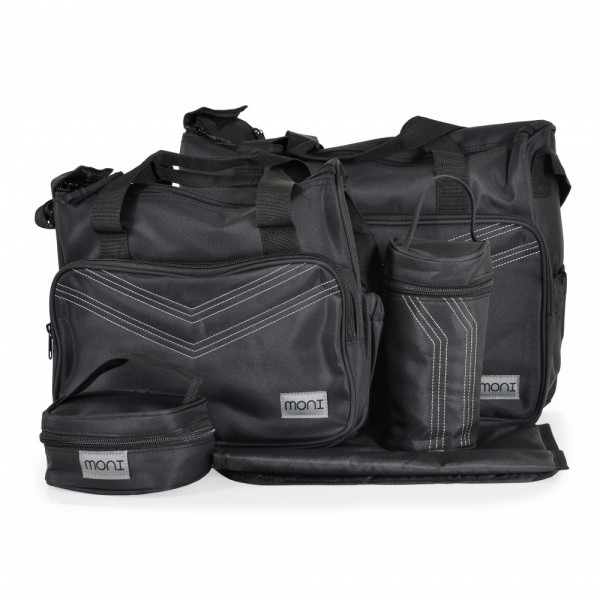 Cangaroo Τσάντα Μαμάς Stella Black (3800146270469)  Cangaroo Τσάντα Μαμάς Stella Black (3800146270469)