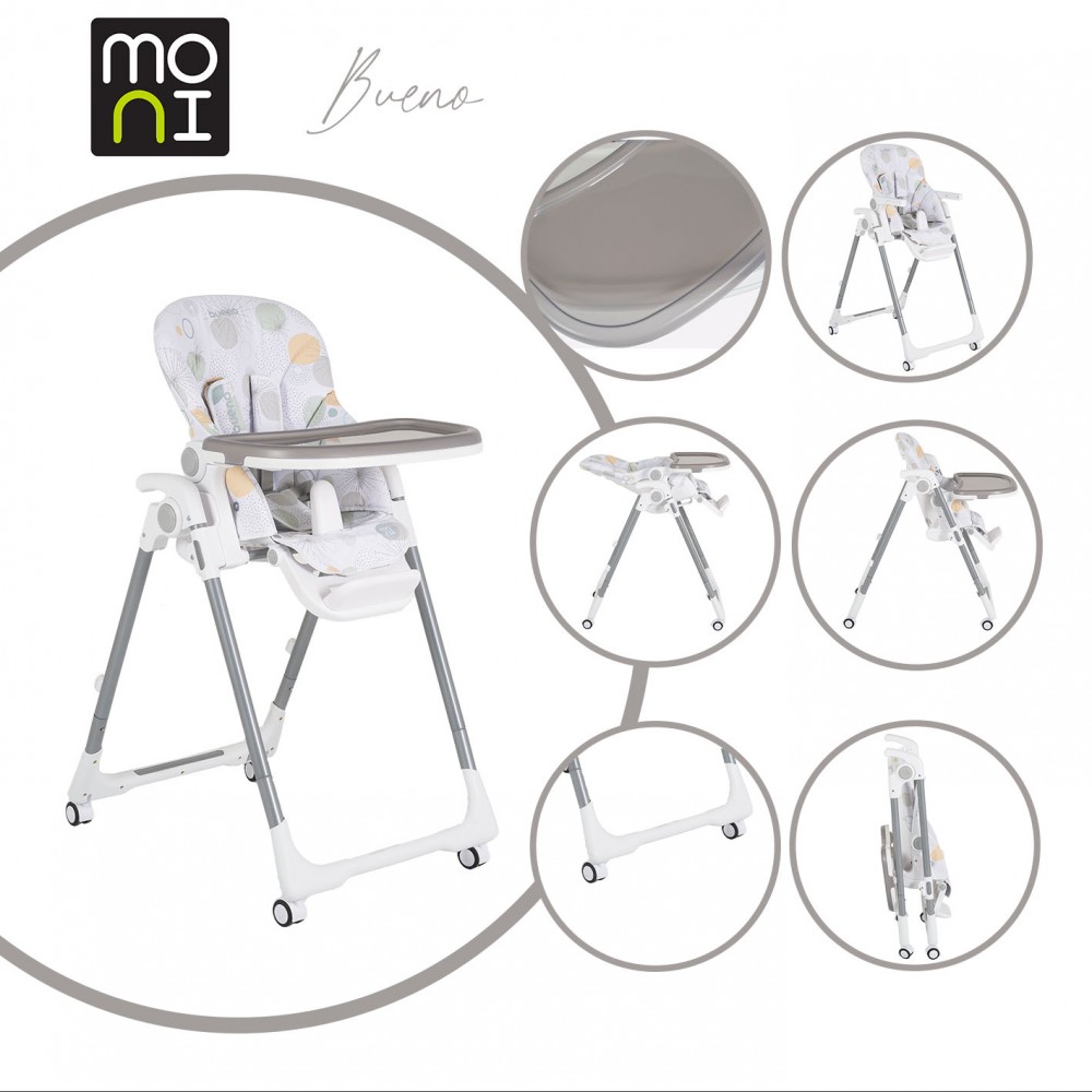 Moni Καρεκλάκι Φαγητού Bueno Grey (3801005151073) Moni Καρεκλάκι Φαγητού Bueno Grey (3801005151073)