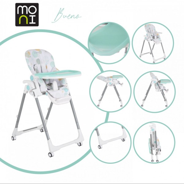 Moni Καρεκλάκι Φαγητού Bueno Blue (3801005151097) Moni Καρεκλάκι Φαγητού Bueno Blue (3801005151097)