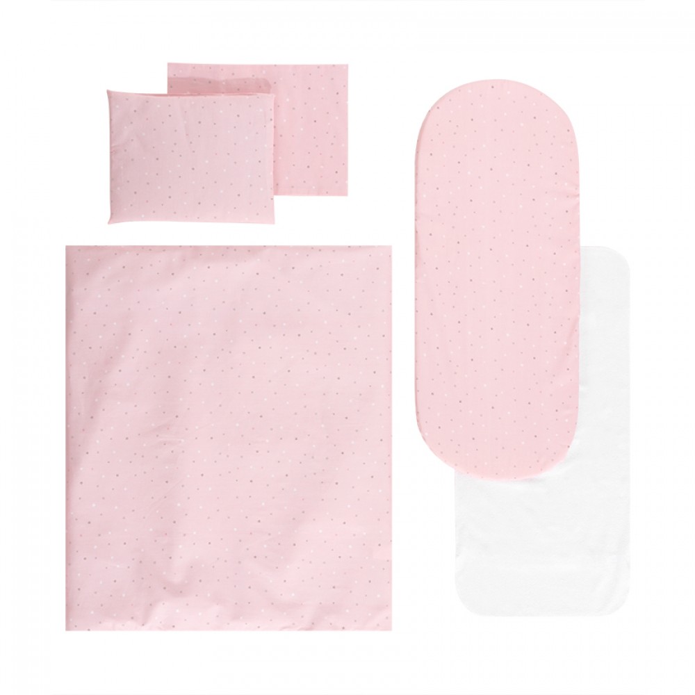 Kikka Boo Σετ Προίκας Μωρού 6 τεμ. για port bebe Bear with me Pink (41101060123) Kikka Boo Σετ Προίκας Μωρού 6 τεμ. για port bebe Bear with me Pink (41101060123)