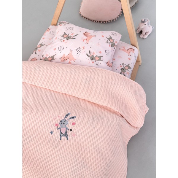 Palamaiki Home Κουβέρτα Πικέ Bebe Blanket Candy Pink (5205857261665) Palamaiki Home Κουβέρτα Πικέ Bebe Blanket Candy Pink (5205857261665)